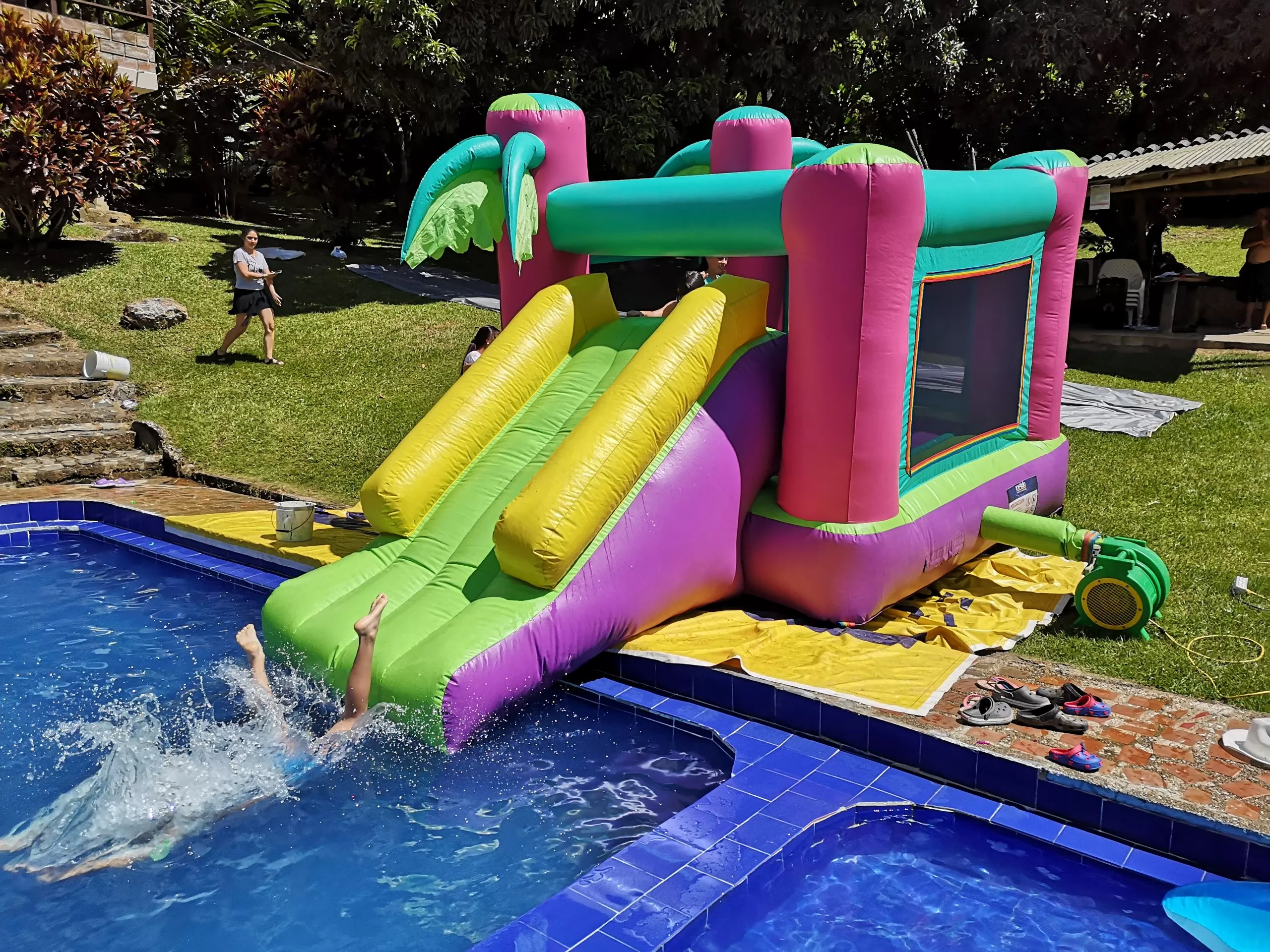 Inflable Isla para piscina
