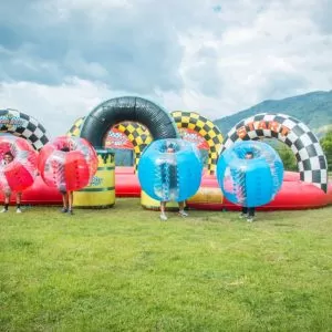 Pista inflable