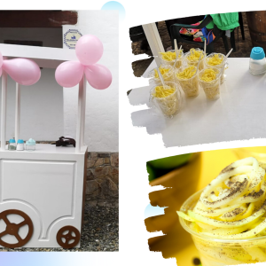 Carrito de mangos biche