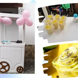 Carrito de mangos biche