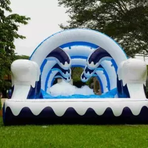 pista jabonosa inflable